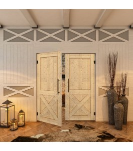 Pendeltür - Country Astkiefer Model 50 - modernes Zuhause