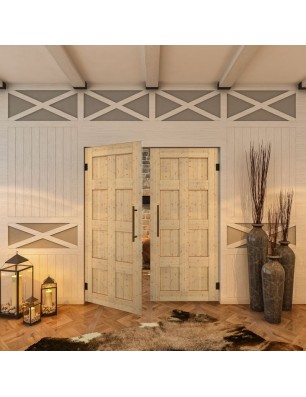 Pendeltür - Country Astkiefer Model 60 - modernes Zuhause