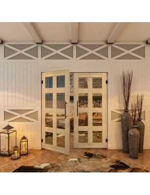 Pendeltür - Country Astkiefer Model 61 - modernes Zuhause