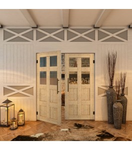 Pendeltür - Country Astkiefer Model 62 - modernes Zuhause