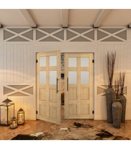 Pendeltür - Country Astkiefer Model 64 - modernes Zuhause
