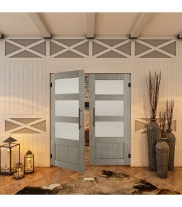Pendeltür - Country Graueiche Model 36 - modernes Zuhause