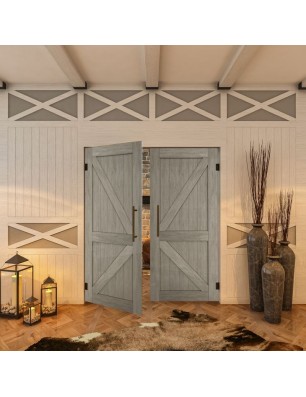 Pendeltür - Country Graueiche Model 40 - modernes Zuhause