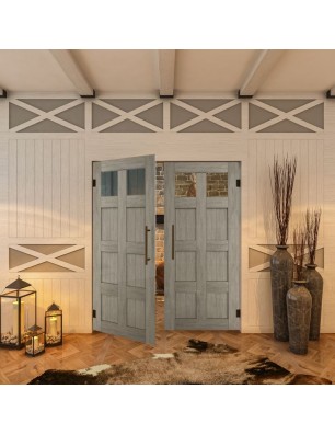Pendeltür - Country Graueiche Model 63 - modernes Zuhause