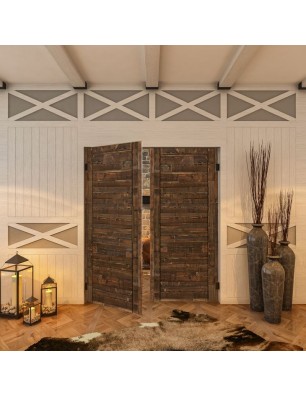 Pendeltür - Country Altholz Astig Model 10-modernes Zuhause