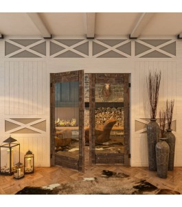 Pendeltür - Country Altholz Astig Model 11-modernes Zuhause