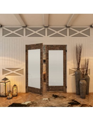 Pendeltür - Country Altholz Astig Model 13-modernes Zuhause