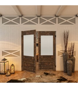 Pendeltür - Country Altholz Astig Model 14-modernes Zuhause