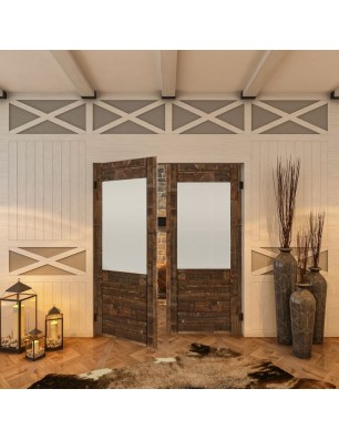 Pendeltür - Country Altholz Astig Model 14-modernes Zuhause
