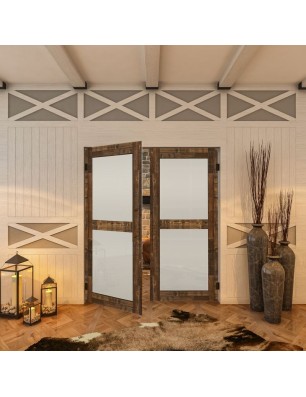 Pendeltür - Country Altholz Astig Model 24-modernes Zuhause