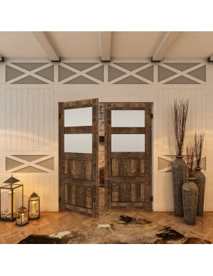 Pendeltür - Country Altholz Astig Model 36-modernes Zuhause