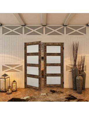 Pendeltür - Country Altholz Astig Model 38-modernes Zuhause