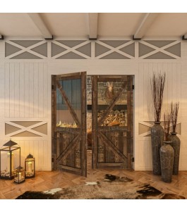 Pendeltür - Country Altholz Astig Model 41-modernes Zuhause