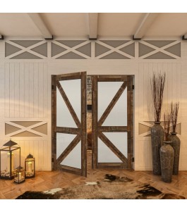 Pendeltür - Country Altholz Astig Model 44-modernes Zuhause