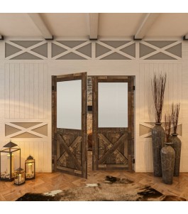 Pendeltür - Country Altholz Astig Model 53-modernes Zuhause