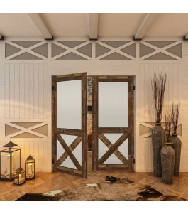 Pendeltür - Country Altholz Astig Model 54-modernes Zuhause