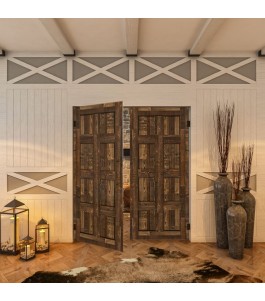 Pendeltür - Country Altholz Astig Model 60-modernes Zuhause