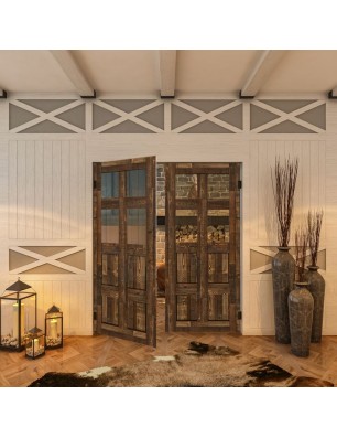 Pendeltür - Country Altholz Astig Model 62-modernes Zuhause