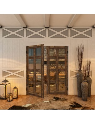 Pendeltür - Country Altholz Astig Model 63-modernes Zuhause