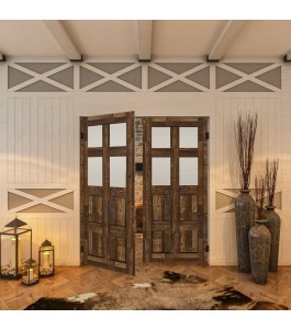 Pendeltür - Country Altholz Astig Model 65-modernes Zuhause