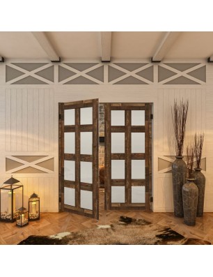 Pendeltür - Country Altholz Astig Model 66-modernes Zuhause
