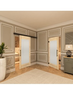 Pendeltür - Country Astkiefer Model 13 - modernes Zuhause