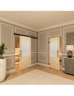 Pendeltür - Country Astkiefer Model 14 - modernes Zuhause