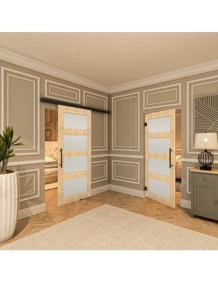 Pendeltür - Country Astkiefer Model 36 - modernes Zuhause