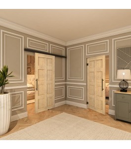 Pendeltür - Country Astkiefer Model 60 - modernes Zuhause