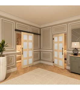 Pendeltür - Country Astkiefer Model 65 - modernes Zuhause
