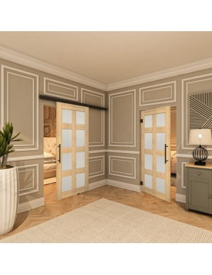 Pendeltür - Country Astkiefer Model 65 - modernes Zuhause