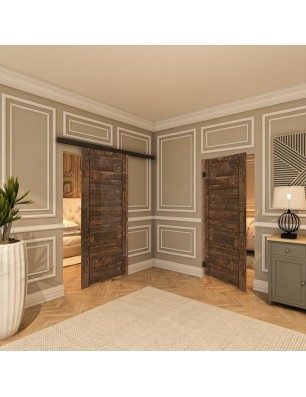 Pendeltür - Country Altholz Astig Model 10-modernes Zuhause