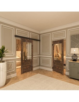 Pendeltür - Country Altholz Astig Model 12-modernes Zuhause