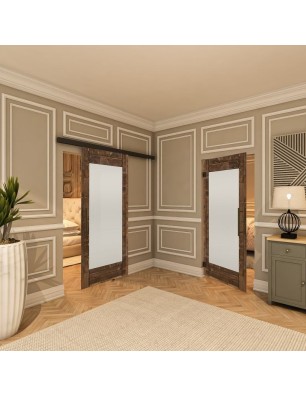 Pendeltür - Country Altholz Astig Model 13-modernes Zuhause