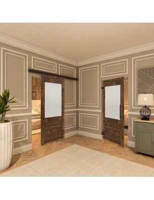 Pendeltür - Country Altholz Astig Model 14-modernes Zuhause