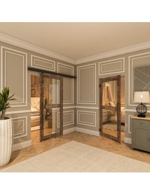 Pendeltür - Country Altholz Astig Model 22-modernes Zuhause