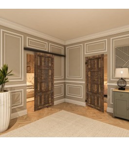 Pendeltür - Country Altholz Astig Model 30-modernes Zuhause