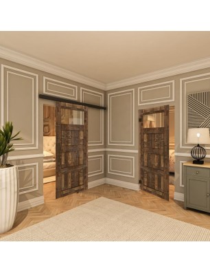 Pendeltür - Country Altholz Astig Model 31-modernes Zuhause