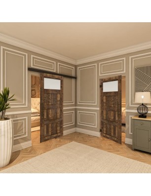 Pendeltür - Country Altholz Astig Model 35-modernes Zuhause