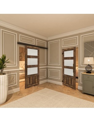 Pendeltür - Country Altholz Astig Model 37-modernes Zuhause