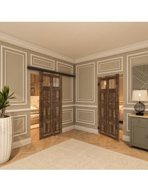 Pendeltür - Country Altholz Astig Model 61-modernes Zuhause