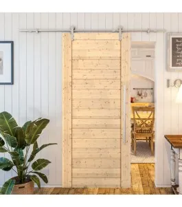 Glasschiebetür PIPE-LINE - Country Astkiefer Model 10