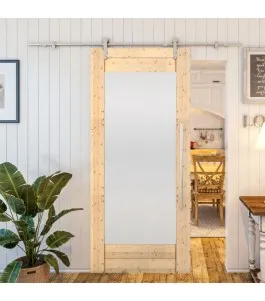 Glasschiebetür PIPE-LINE - Country Astkiefer Model 13