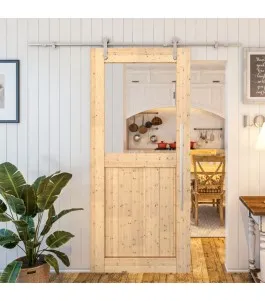 Glasschiebetür PIPE-LINE - Country Astkiefer Model 22