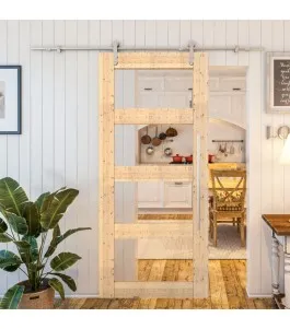 Glasschiebetür PIPE-LINE - Country Astkiefer Model 31