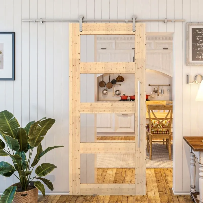 Glasschiebetür PIPE-LINE - Country Astkiefer Modell 31 Glasschiebetür PIPE-LINE - Country Astkiefer Modell 31