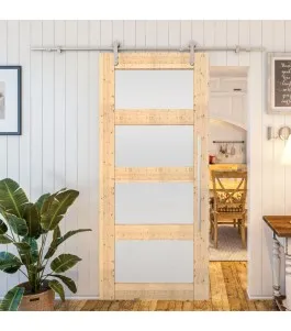 Glasschiebetür PIPE-LINE - Country Astkiefer Model 36