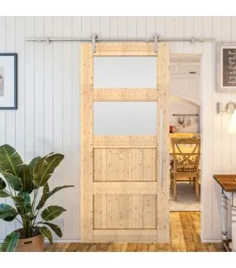 Glasschiebetür PIPE-LINE - Country Astkiefer Model 37