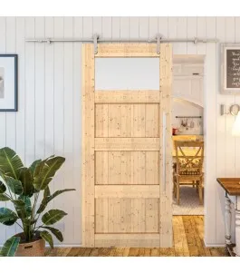 Glasschiebetür PIPE-LINE - Country Astkiefer Model 38