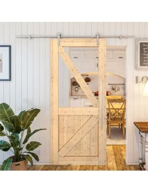 Glasschiebetür PIPE-LINE - Country Astkiefer Model 42